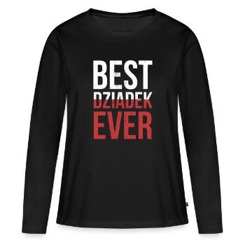 Men'S Best Dziadek Ever! Polish Grandfather - Women's Premium Organic Long Sleeve Shirt - black - Front - Julia (174cm)