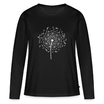 Oboe Music Band Oboist Gift - Women's Premium Organic Long Sleeve Shirt - black - Front - Julia (174cm)