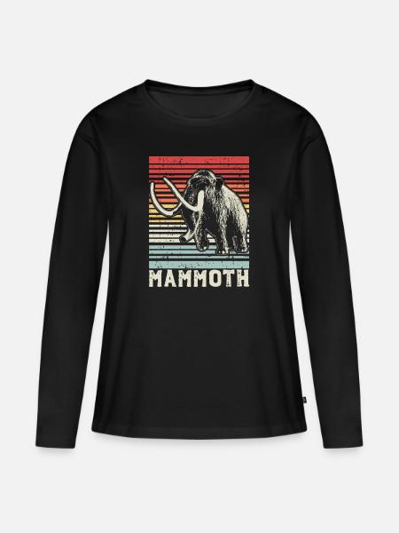 Mammut - Premium økologisk langærmet T-shirt til kvinder - sort