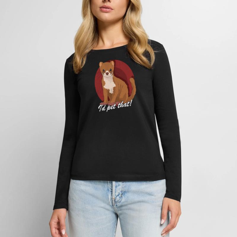 Weasel Mouse Weasel Dwarf Weasel Gift Women's Premium Organic Long Sleeve Shirt