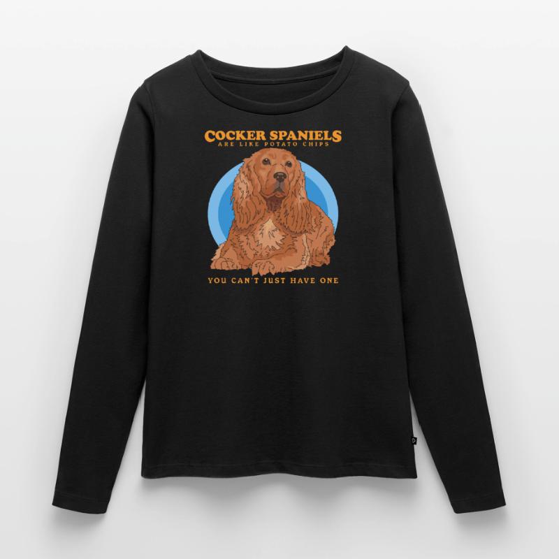 Cocker Spaniel English Cocker Spaniel Gift Women's Premium Organic Long Sleeve Shirt