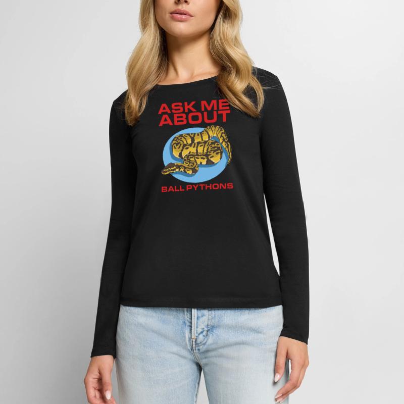 Roi Python Python Serpent Cadeaux T-shirt manches longues Premium bio Femme