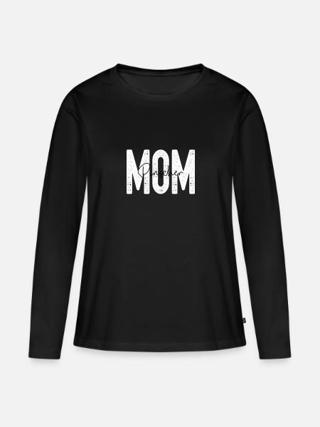 Pinscher Mom - Frauen Premium Bio Langarmshirt -