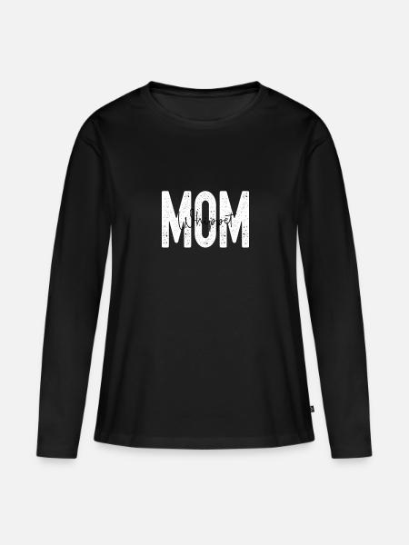 Whippet mom - Frauen Premium Bio Langarmshirt -