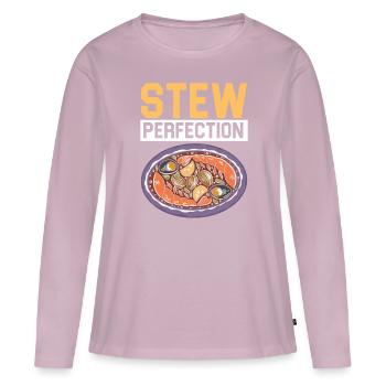 Cioppino Liebhaber Foodie Food Amerikanischer Meer - Frauen Premium Bio Langarmshirt - Altrosa - Vorne - Julia (174cm)