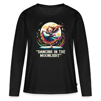 Paroles Mélomanes Auteurs-compositeurs Festival de musique - T-shirt manches longues Premium bio Femme - noir - Devant - Julia (174cm)
