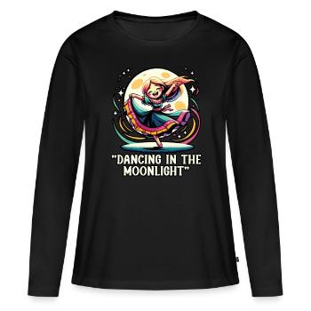 Paroles Mélomanes Auteurs-compositeurs Festival de musique - T-shirt manches longues Premium bio Femme - noir - Devant - Julia (174cm)