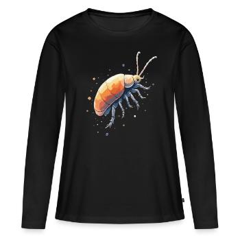 Rollie Pollie Mom Insect Owner Pill Bug - Frauen Premium Bio Langarmshirt - Schwarz - Vorne - Julia (174cm)