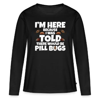 Entomologist Keep on rollin Insect Owner Rollie - Frauen Premium Bio Langarmshirt - Schwarz - Vorne - Julia (174cm)