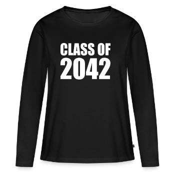 Class of 2042 - Women's Premium Organic Long Sleeve Shirt - black - Front - Julia (174cm)