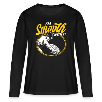 Concrete Builder Reinforced Concrete Builder Concrete Mixer Gift - Women's Premium Organic Long Sleeve Shirt - black - Front - Julia (174cm)