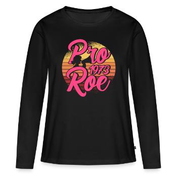 Égalité des sexes Égalité des sexes - T-shirt manches longues Premium bio Femme - noir - Devant - Julia (174cm)
