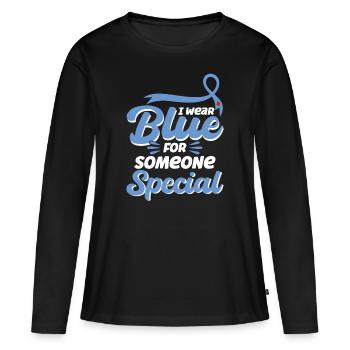 Diabetes Awareness Diabetes Month Adolescent D - Women's Premium Organic Long Sleeve Shirt - black - Front - Julia (174cm)