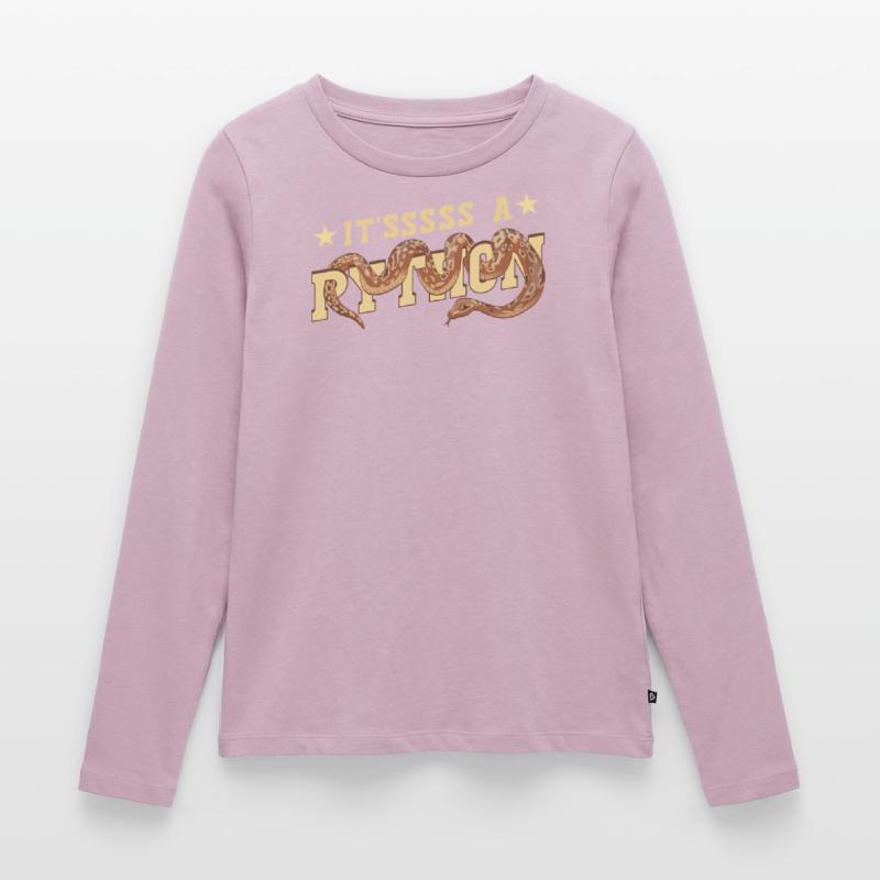 C’est un Python T-shirt manches longues Premium bio Femme