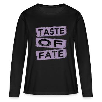 façonner le destin drôle destin personnel drôle citation - T-shirt manches longues Premium bio Femme - noir - Devant - Julia (174cm)
