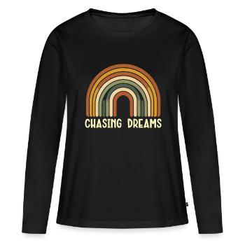Paroles Mélomanes Auteurs-compositeurs Festival de musique - T-shirt manches longues Premium bio Femme - noir - Devant - Julia (174cm)