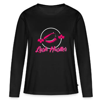Beautician beautician facial treatment Geschen - Women's Premium Organic Long Sleeve Shirt - black - Front - Julia (174cm)