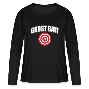 Ghost Bait Paranormal Target Spirit Hunter - Frauen Premium Bio Langarmshirt - Schwarz - Vorne - Julia (174cm)