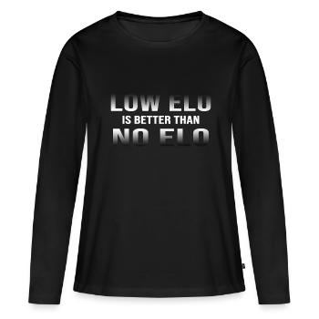 Gaming Amateur Gamer Level Update Online Gambler - T-shirt manches longues Premium bio Femme - noir - Devant - Julia (174cm)