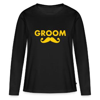 Groom - Women's Premium Organic Long Sleeve Shirt - black - Front - Julia (174cm)