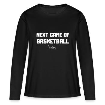 Gift basketball basketball funny sport passion - Women's Premium Organic Long Sleeve Shirt - black - Front - Julia (174cm)
