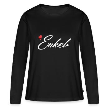 Enkel Enkel Geschenk Enkel Shirt Enkel lustige Ges - Frauen Premium Bio Langarmshirt - Schwarz - Vorne - Julia (174cm)