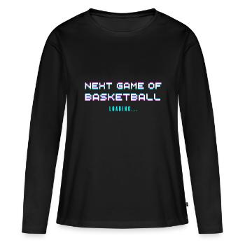 Gift basketball basketball funny sport passion - Women's Premium Organic Long Sleeve Shirt - black - Front - Julia (174cm)
