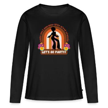 Ohne mich ist keine Partei erfolgreich - Frauen Premium Bio Langarmshirt - Schwarz - Vorne - Julia (174cm)
