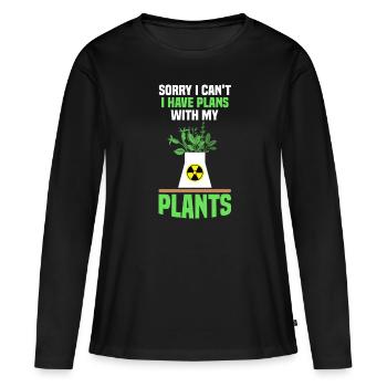 Nuclear Energy Nuclear Power Plant Nuclear Radioactive - Women's Premium Organic Long Sleeve Shirt - black - Front - Julia (174cm)