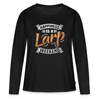 Jeu de rôle Fantasy RPG LARP - T-shirt manches longues Premium bio Femme - noir - Devant - Julia (174cm)