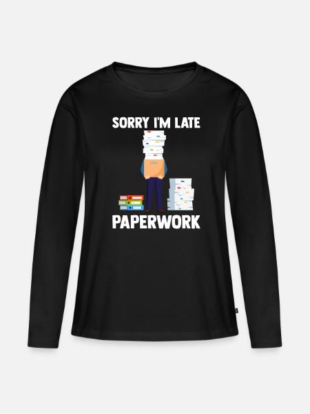 Versicherungsvertreter Aktuar Lebensversicherung - Frauen Premium Bio Langarmshirt - Schwarz
