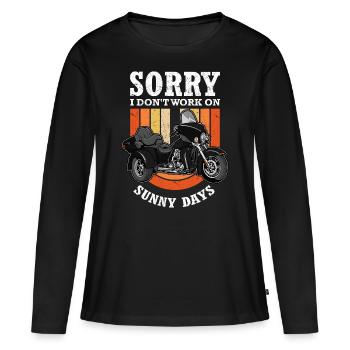 Trikefahrer Geschenke | Trike Triker Trikes Biker - Frauen Premium Bio Langarmshirt - Schwarz - Vorne - Julia (174cm)