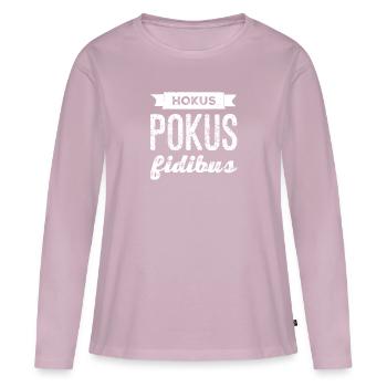 Zauberspruch - Frauen Premium Bio Langarmshirt - Altrosa - Vorne - Julia (174cm)