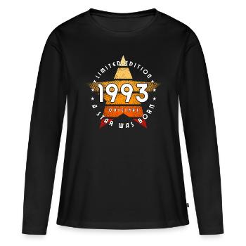 A Star was born 1993 Original limited edition - Women's Premium Organic Long Sleeve Shirt - black - Front - Julia (174cm)