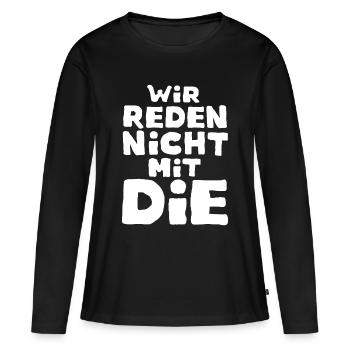 Diva Arrogance Saying Sayings Funny Gift - Women's Premium Organic Long Sleeve Shirt - black - Front - Julia (174cm)