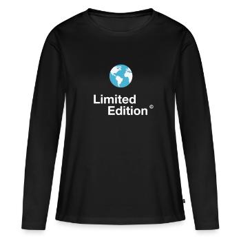 Earth Planet Schutz limited Earth Save planet klima - T-shirt manches longues Premium bio Femme - noir - Devant - Julia (174cm)