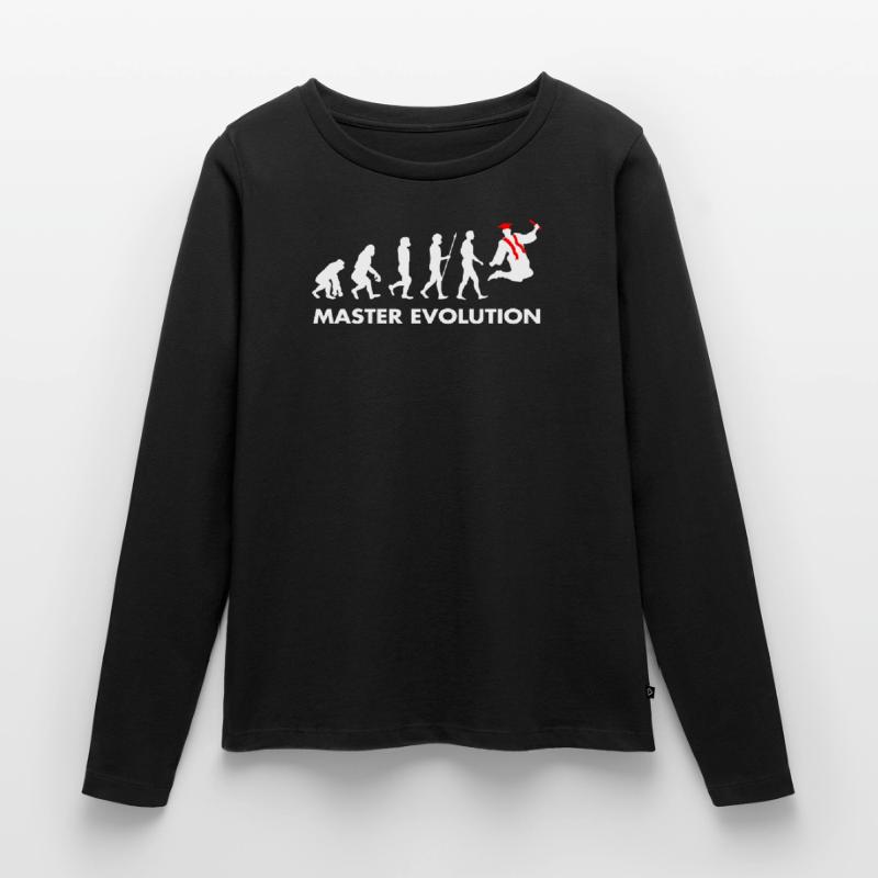Master evolution development graduation diploma Women's Premium Organic Long Sleeve Shirt