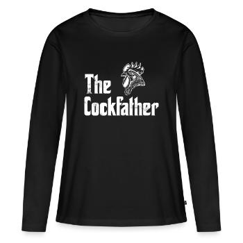 Chicken Chicken - Women's Premium Organic Long Sleeve Shirt - black - Front - Julia (174cm)