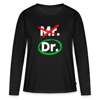 Doctor Doctor Specialist Statement Emergency Doctor Statement - Women's Premium Organic Long Sleeve Shirt - black - Front - Julia (174cm)