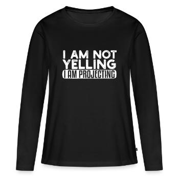 Théâtre - T-shirt manches longues Premium bio Femme - noir - Devant - Julia (174cm)