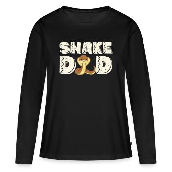 Serpents serpents - T-shirt manches longues Premium bio Femme - noir - Devant - Julia (174cm)