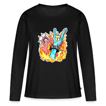 Zombie Hand Rocker - Women's Premium Organic Long Sleeve Shirt - black - Front - Julia (174cm)
