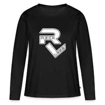 Réalisation Premier Reckless RECKLESS Gamer - T-shirt manches longues Premium bio Femme - noir - Devant - Julia (174cm)