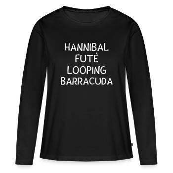 agence tous risques, série culte, fan de série - T-shirt manches longues Premium bio Femme - noir - Devant - Julia (174cm)