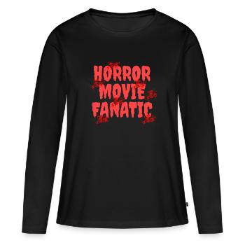 Cinéma Nuit Cinéma Cinéma de nuit Déclaration Films - T-shirt manches longues Premium bio Femme - noir - Devant - Julia (174cm)