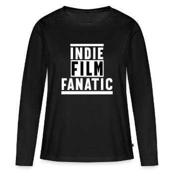 Dvd Soirée Binge Watching Movies Déclaration Films - T-shirt manches longues Premium bio Femme - noir - Devant - Julia (174cm)