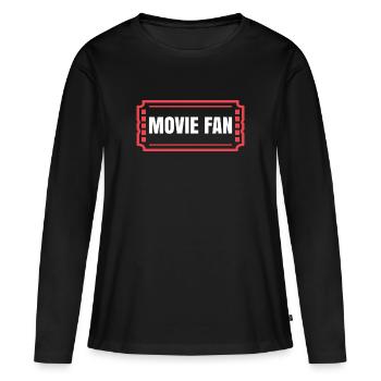 Cinéma Cinéma Streaming Films Soirée Cinéma Déclaration - T-shirt manches longues Premium bio Femme - noir - Devant - Julia (174cm)