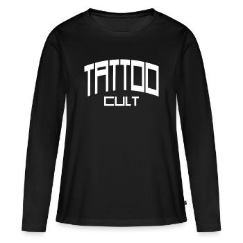 Tattoo Cult Inked Tribal Artist Studio - Frauen Premium Bio Langarmshirt - Schwarz - Vorne - Julia (174cm)
