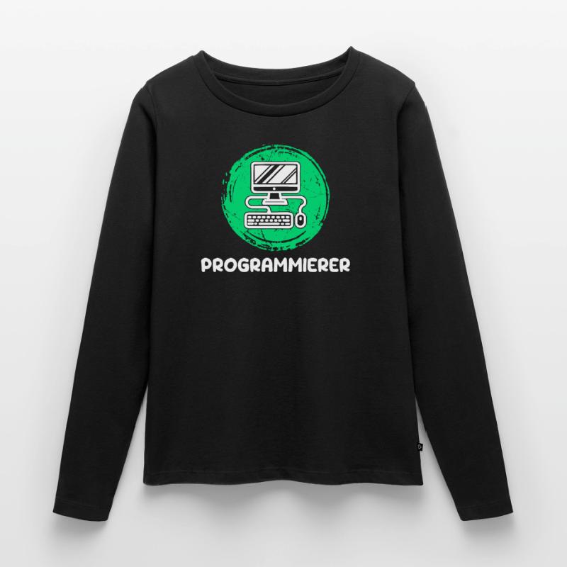 Computer Freak Scripting Programmeur Développeur T-shirt manches longues Premium bio Femme