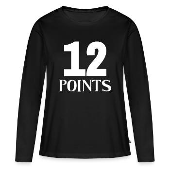 Eurovision song contest 12 points - Women's Premium Organic Long Sleeve Shirt - black - Front - Julia (174cm)